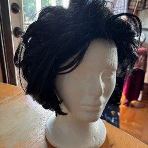 Halloween Costume Black Short Hair Wig Unisex